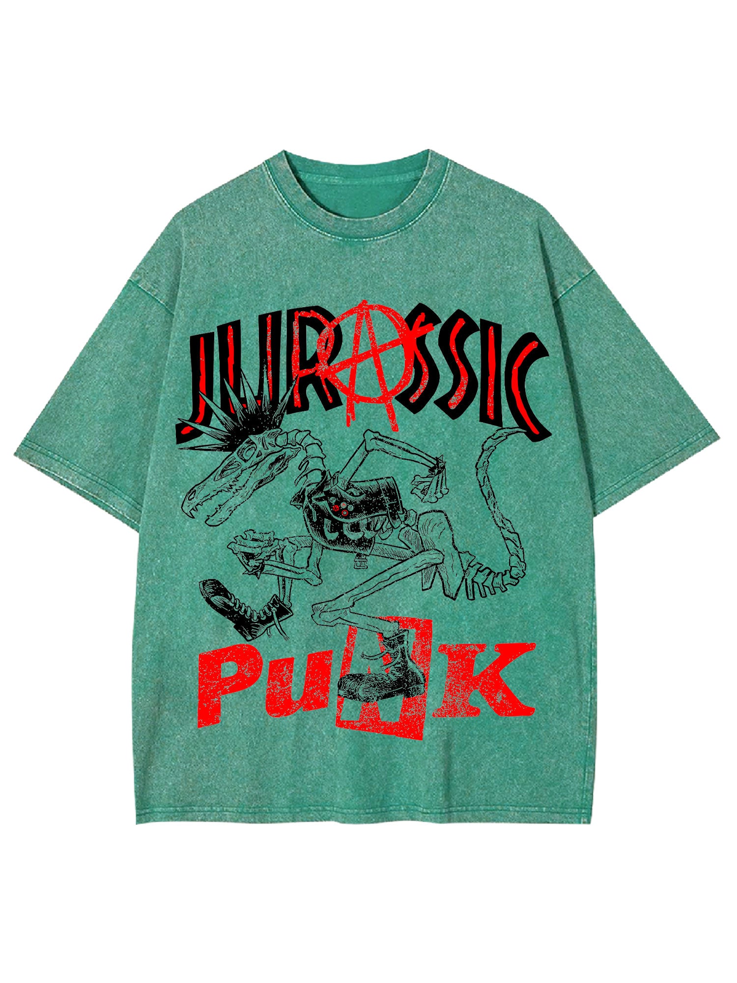 Jurassic Punk Washed Tshirt