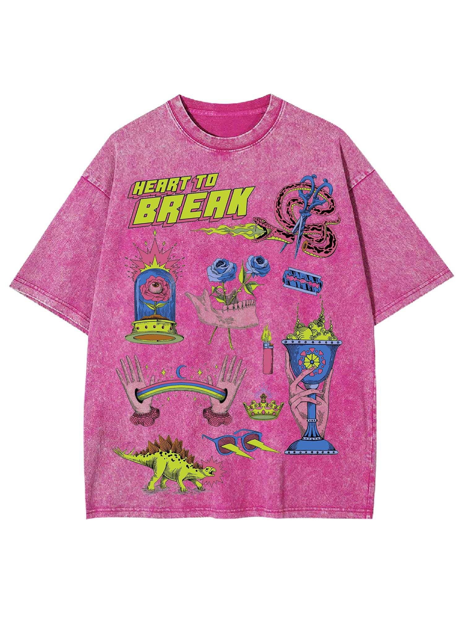 Heart To Break Washed Tshirt