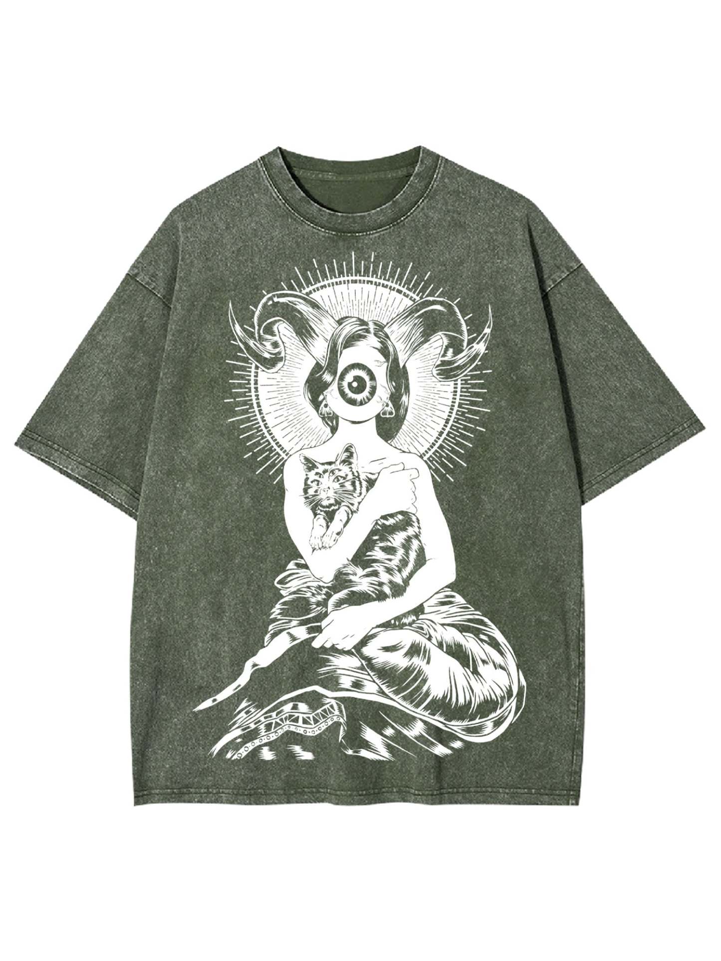 A One Eyed Woman Washed Tshirt