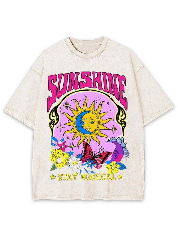 Sunshine Stay Magical Washed Tshirt