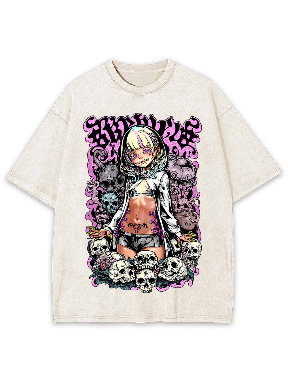 Queen of Chaos Washed Tshirt