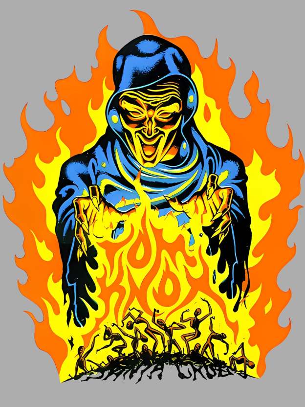 Master Of The Flames Washed Tshirt