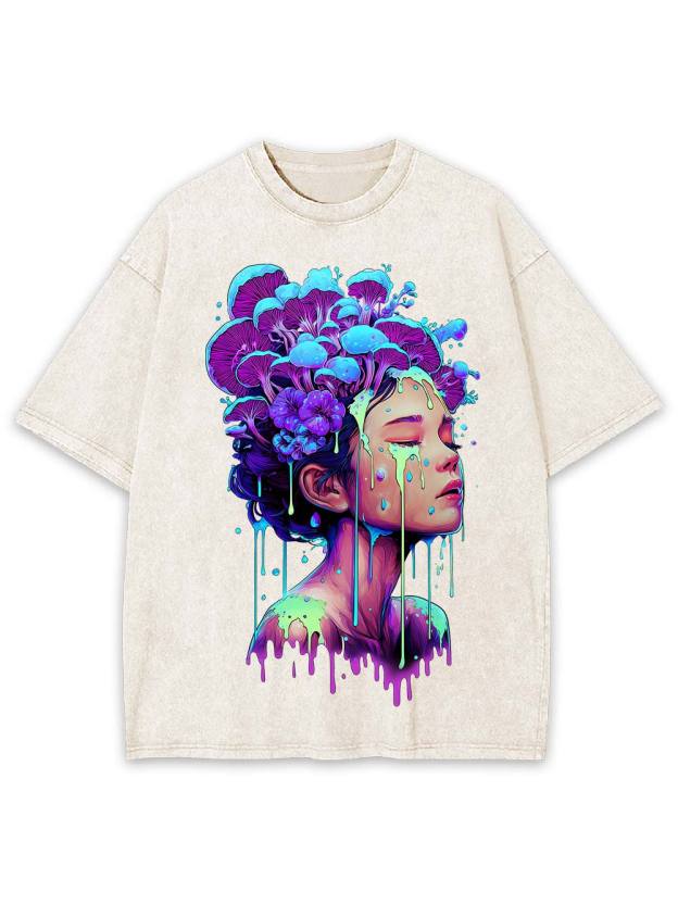 hauni mushroom Washed Tshirt