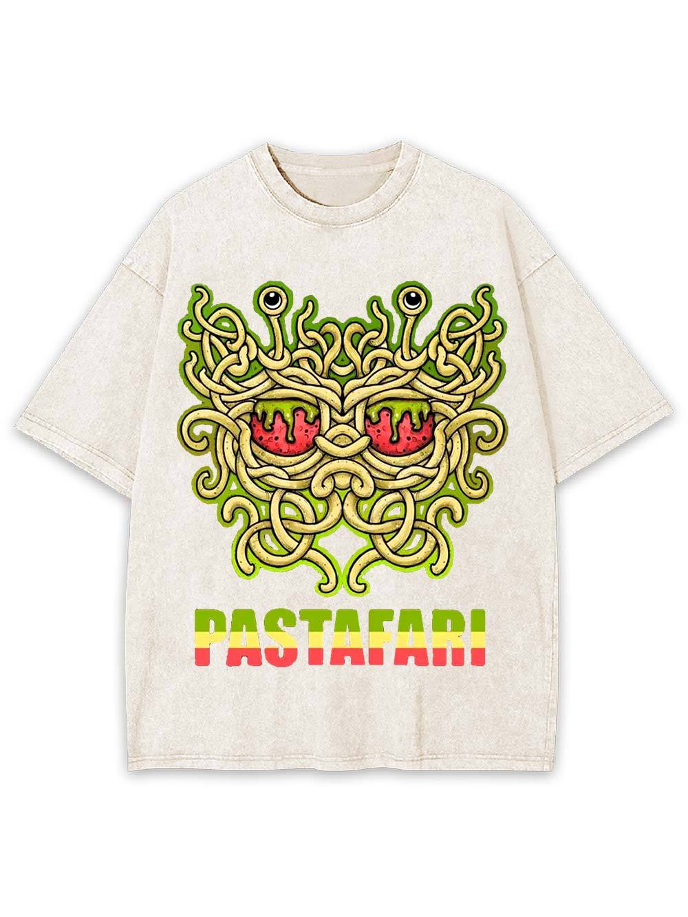 Pastafari Vibes Washed Tshirt