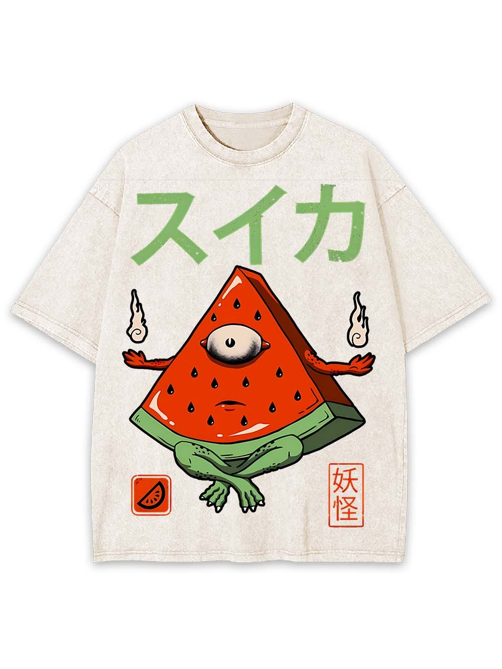 WATERMELON YOKAI WASHED TSHIRT