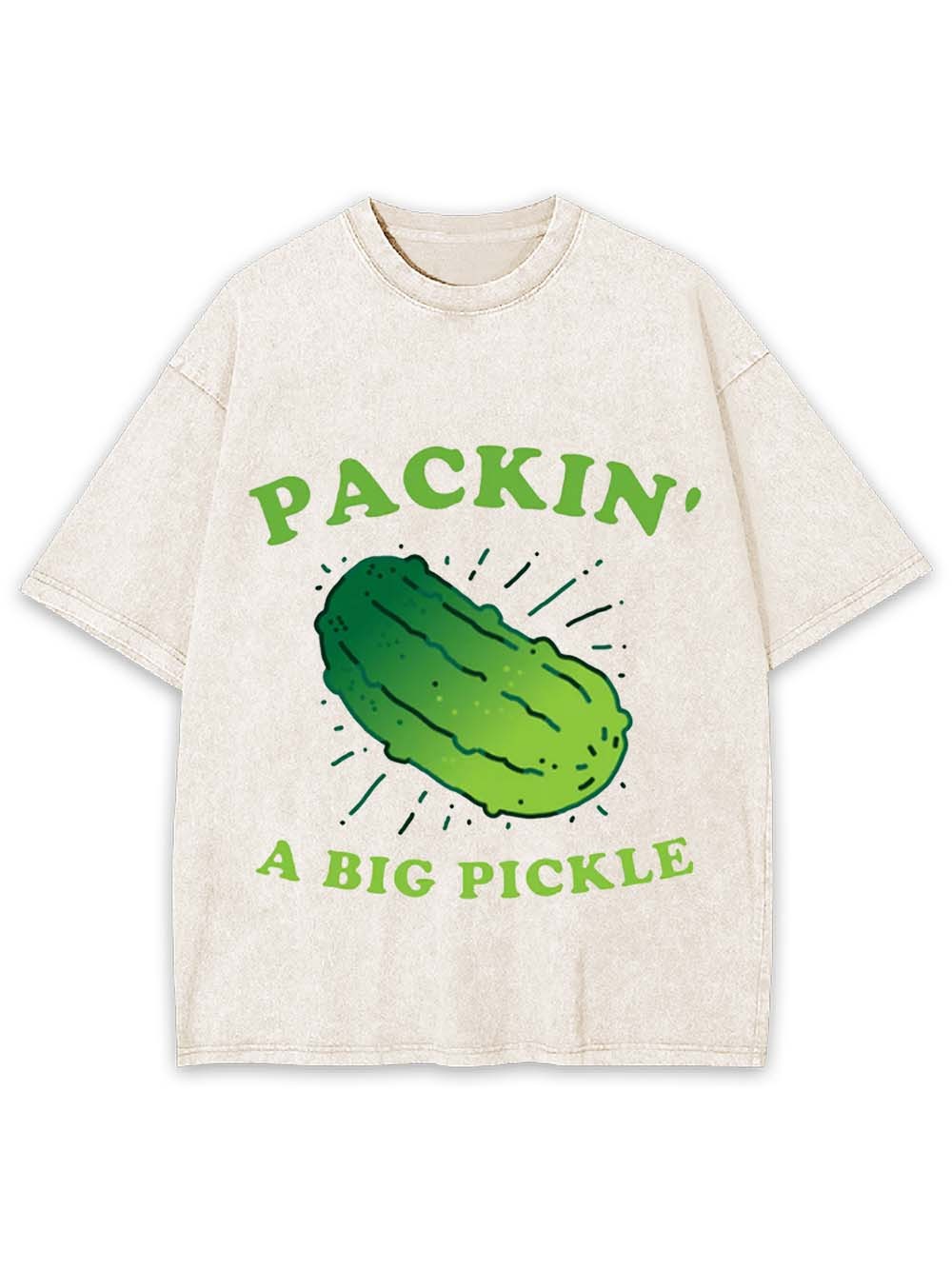 PACKIN A BIG PICKLE WASHED TSHIRT