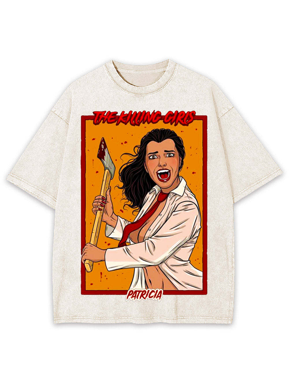 THE KILLING GIRLS WASHED TSHIRT-ClassyOutlaw Sale