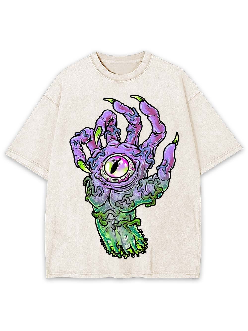 EYE OF THE CURSED HAND WASHED TSHIRT