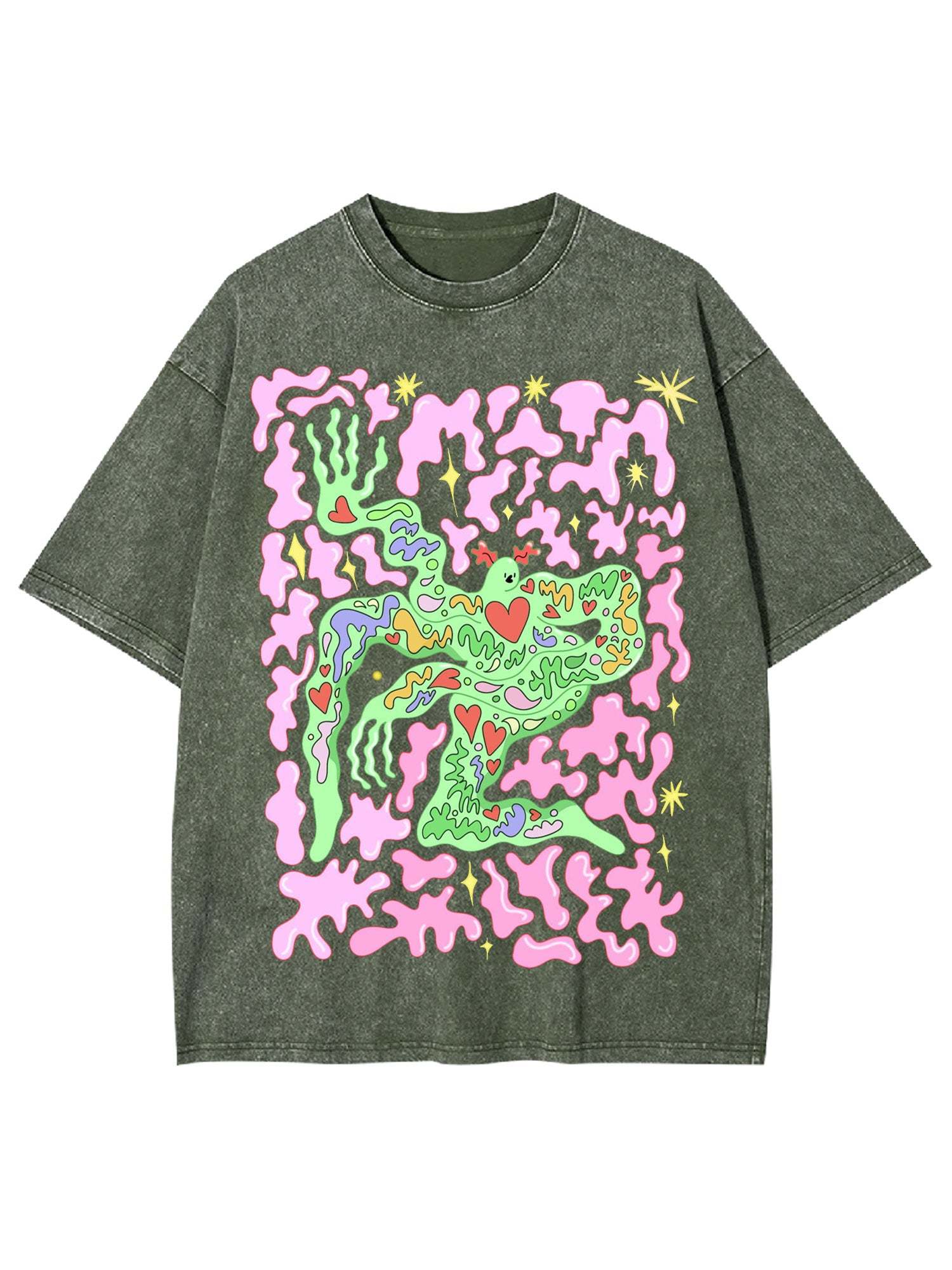 Groovy Dance Guy Washed Tshirt