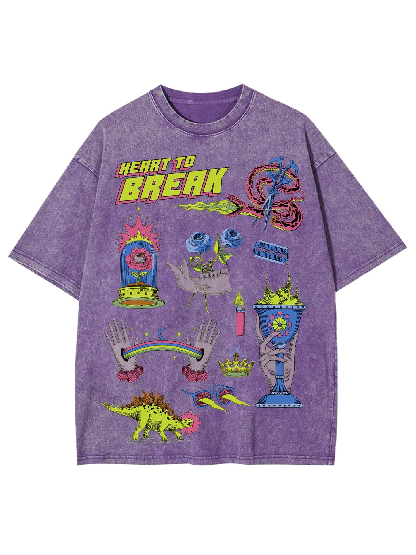 Heart To Break Washed Tshirt