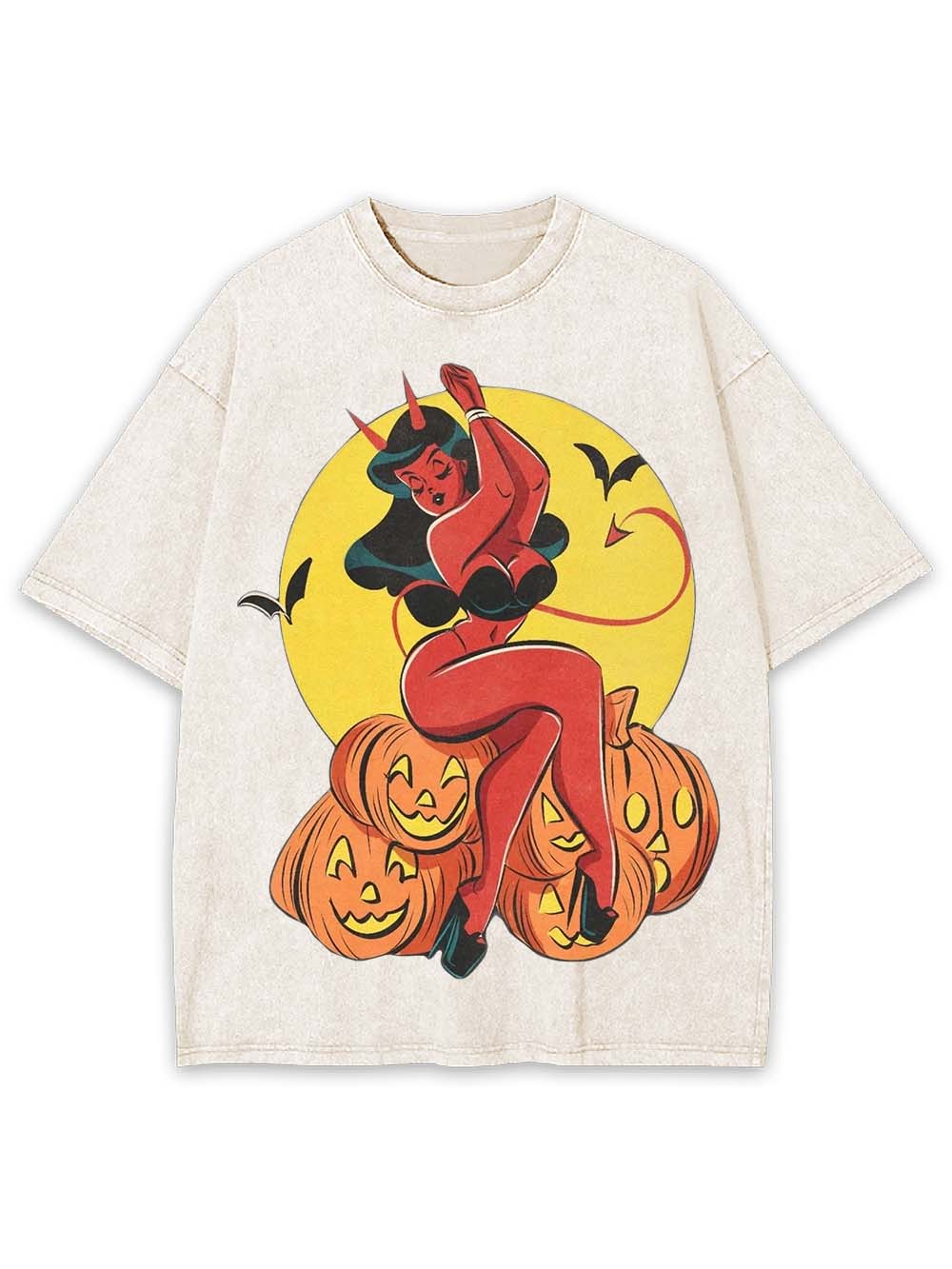 Pumpkins and the Evil Sprite Washed Tshirt