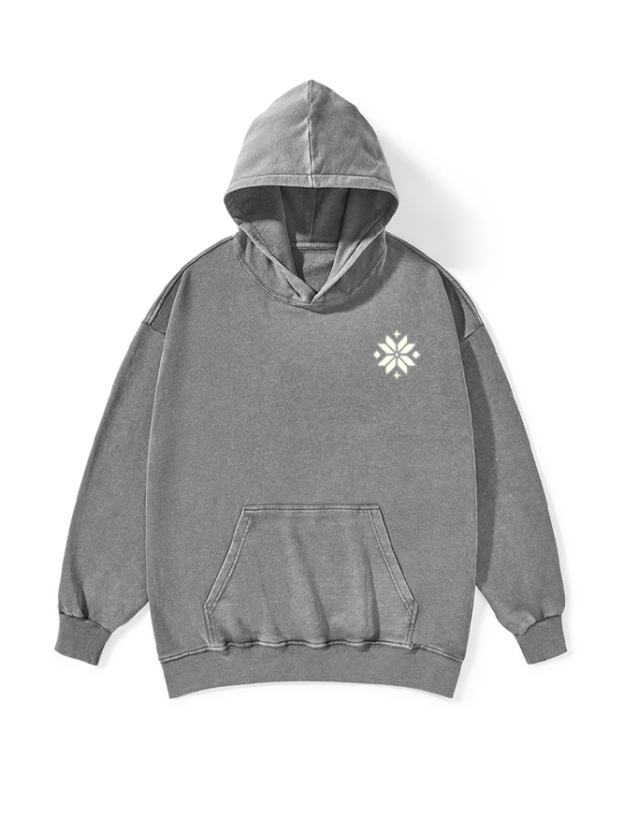 SKELETON WASHED HOODIE