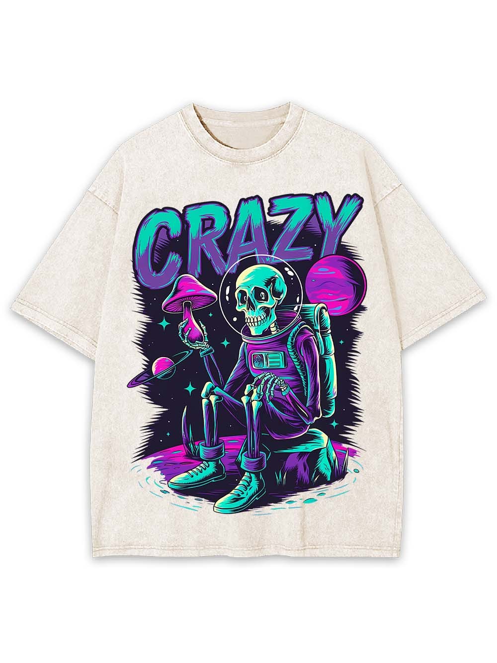 Crazy Washed Tshirt-ClassyOutlaw Sale