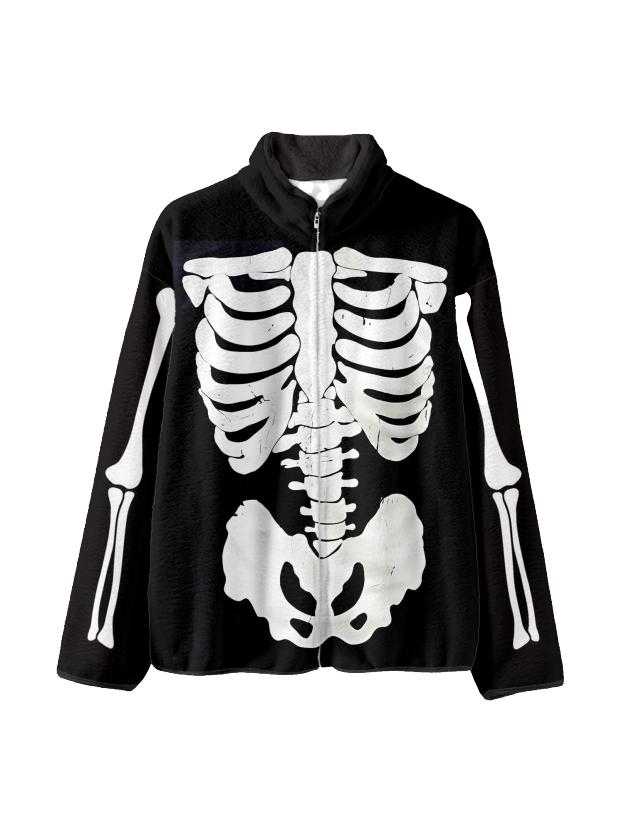 Skeleton Torso Fleece Jacket