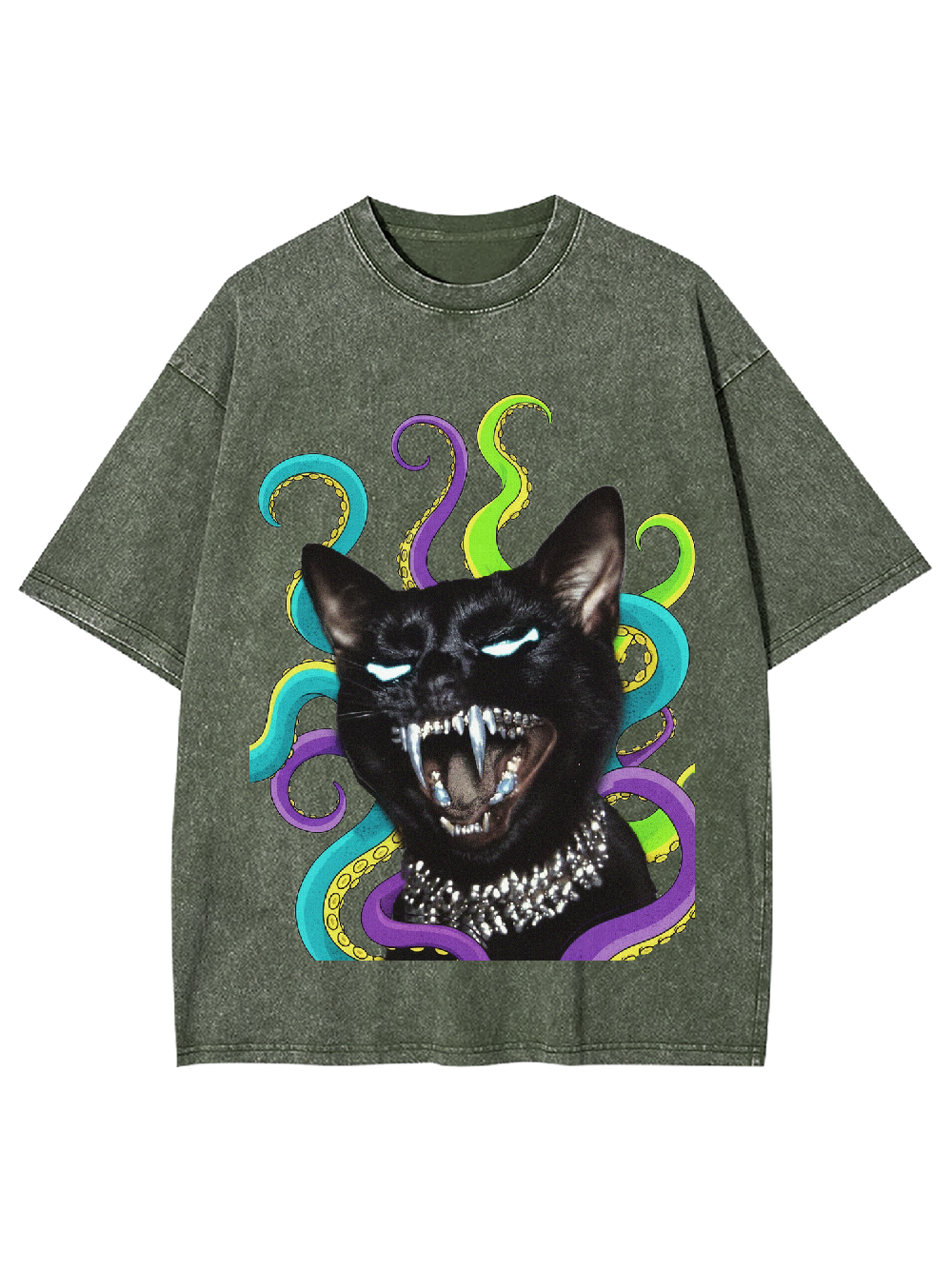 Hiss and Claw Washed Tshirt