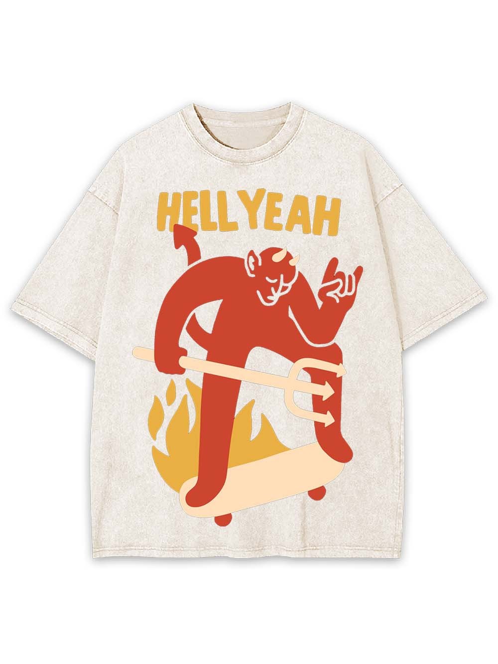 Hell Yeah Washed Tshirt