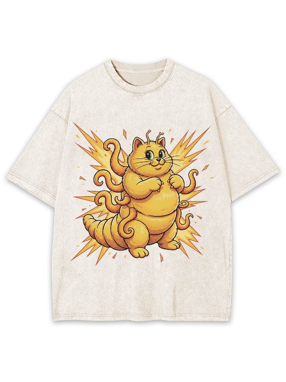 King Cattopus Washed Tshirt