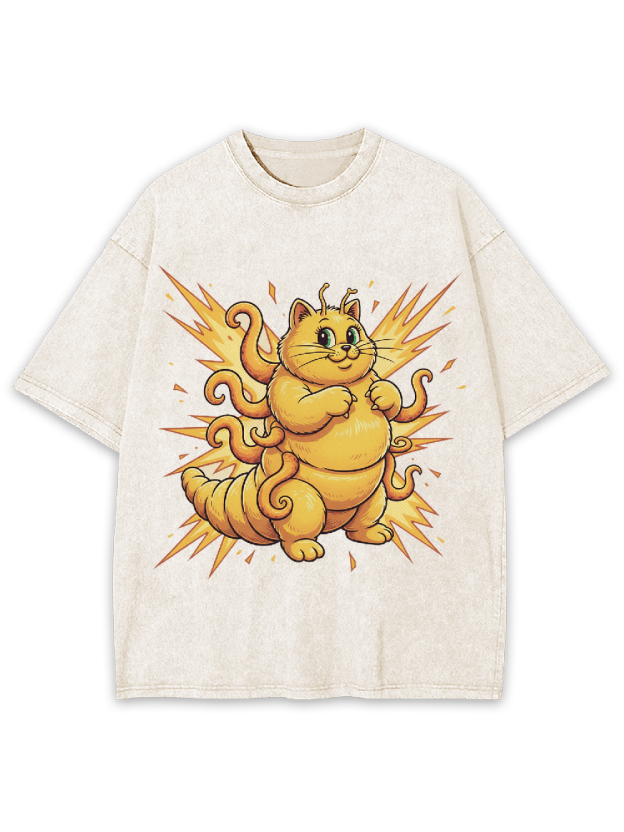 King Cattopus Washed Tshirt