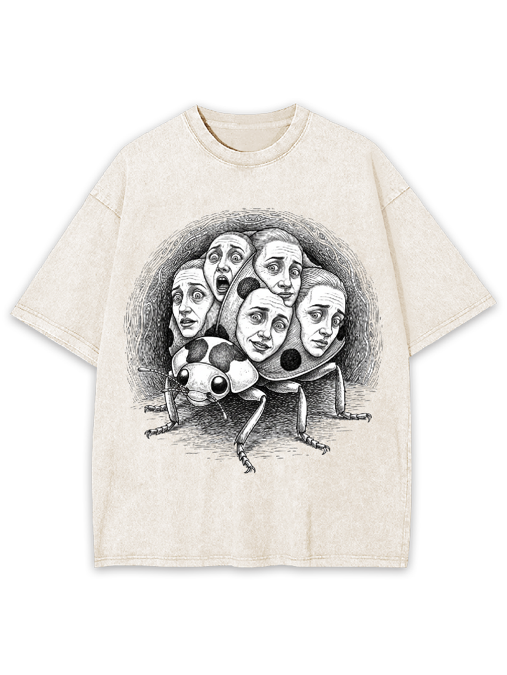 Facebug Phantom Washed Tshirt