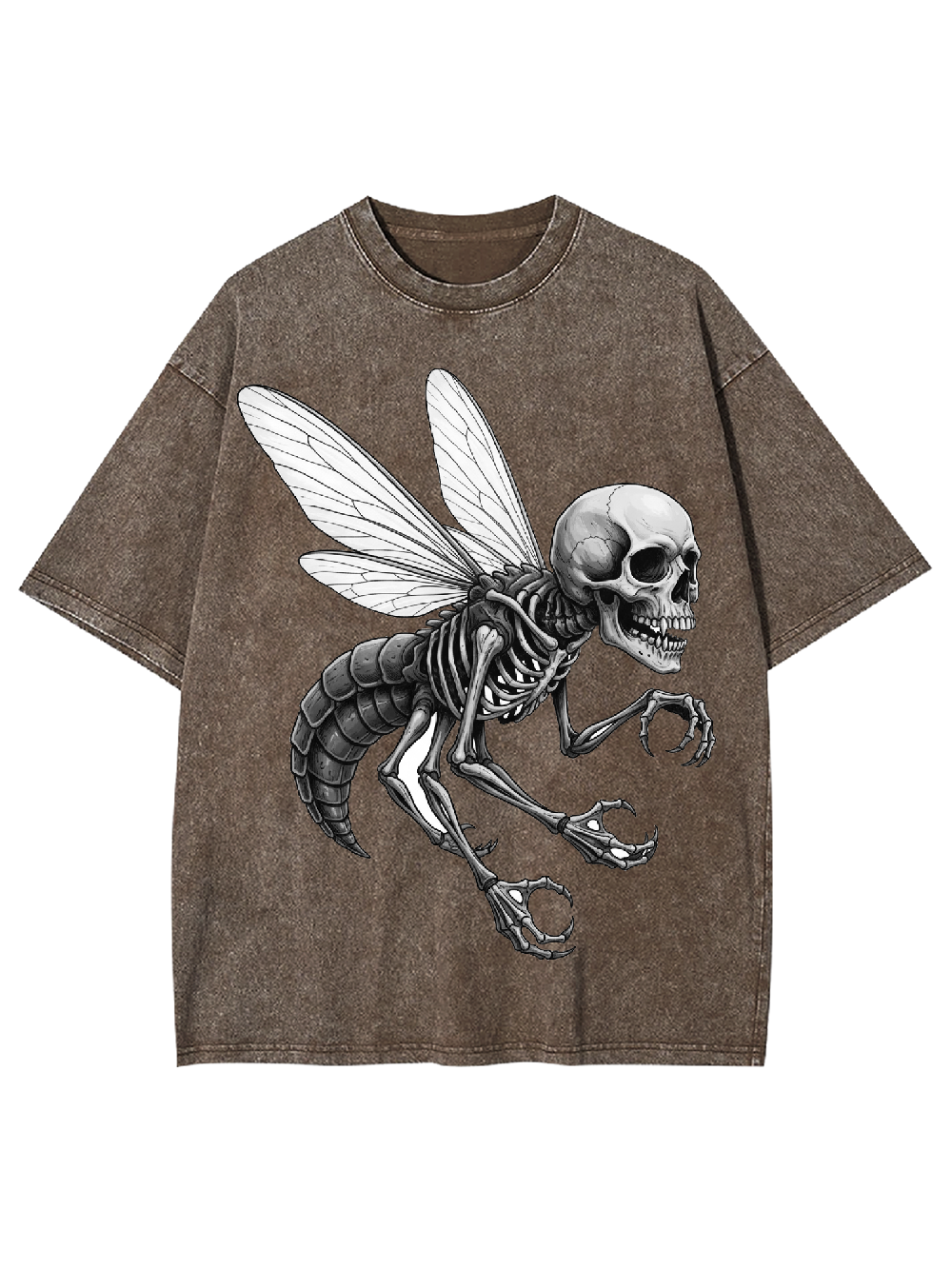 Bonewing Larva Washed Tshirt