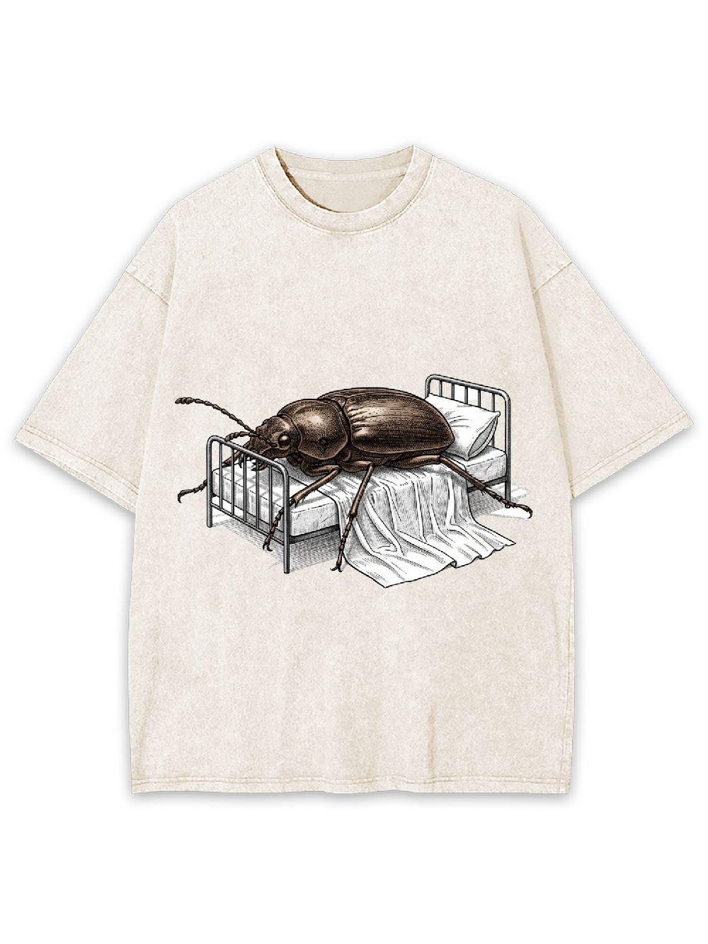 Bedbound Beetle Washed Tshirt
