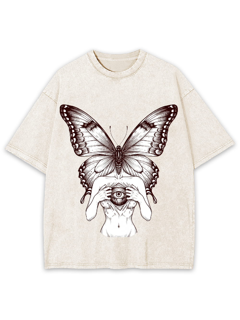 Butterfly Vision Washed Tshirt