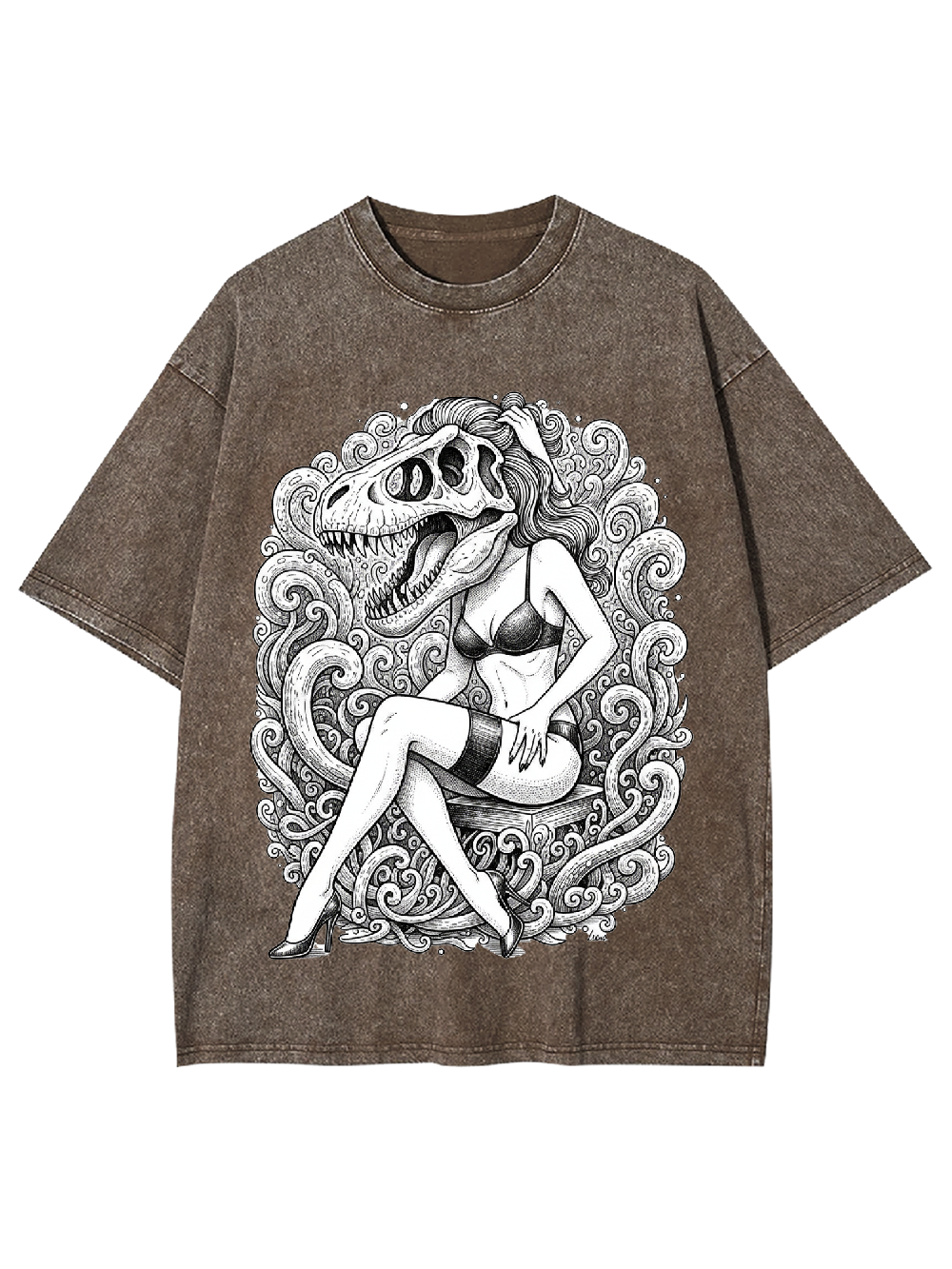 T-Rex Siren Washed Tshirt