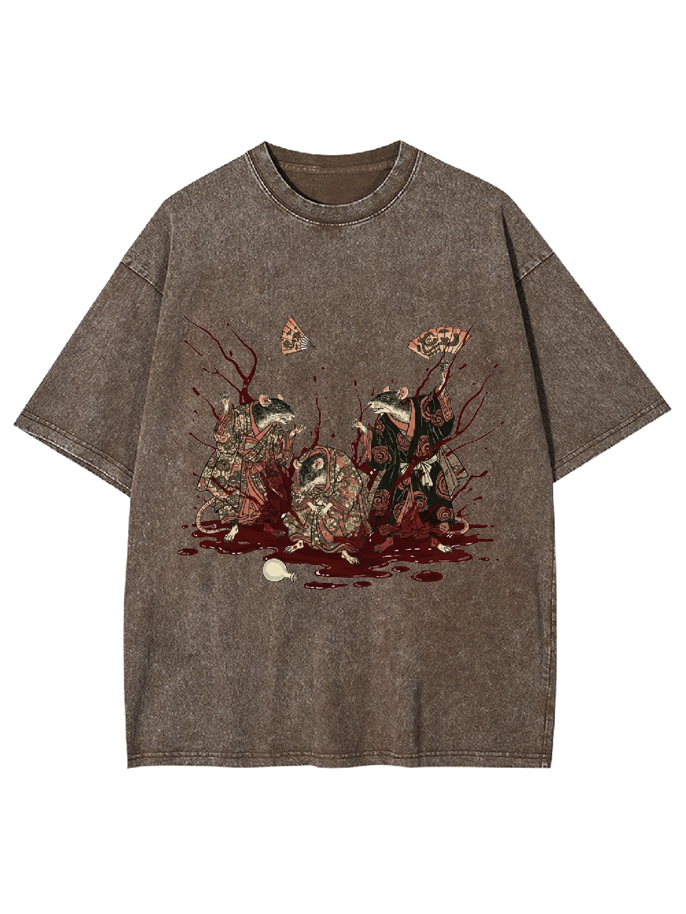 Wa-Style Rat Washed Tshirt