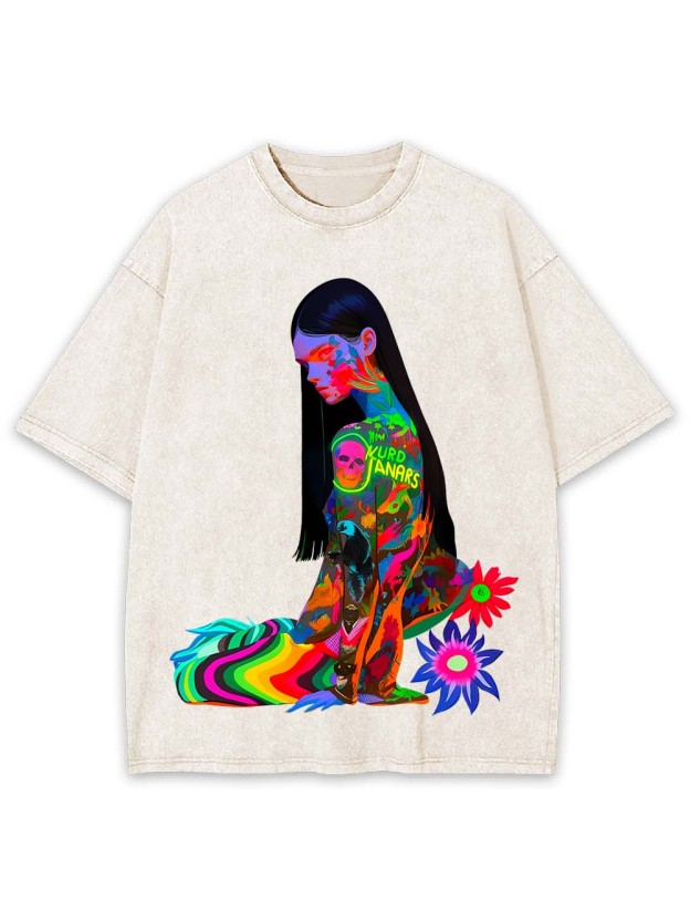 Vibrant Psyche Washed Tshirt