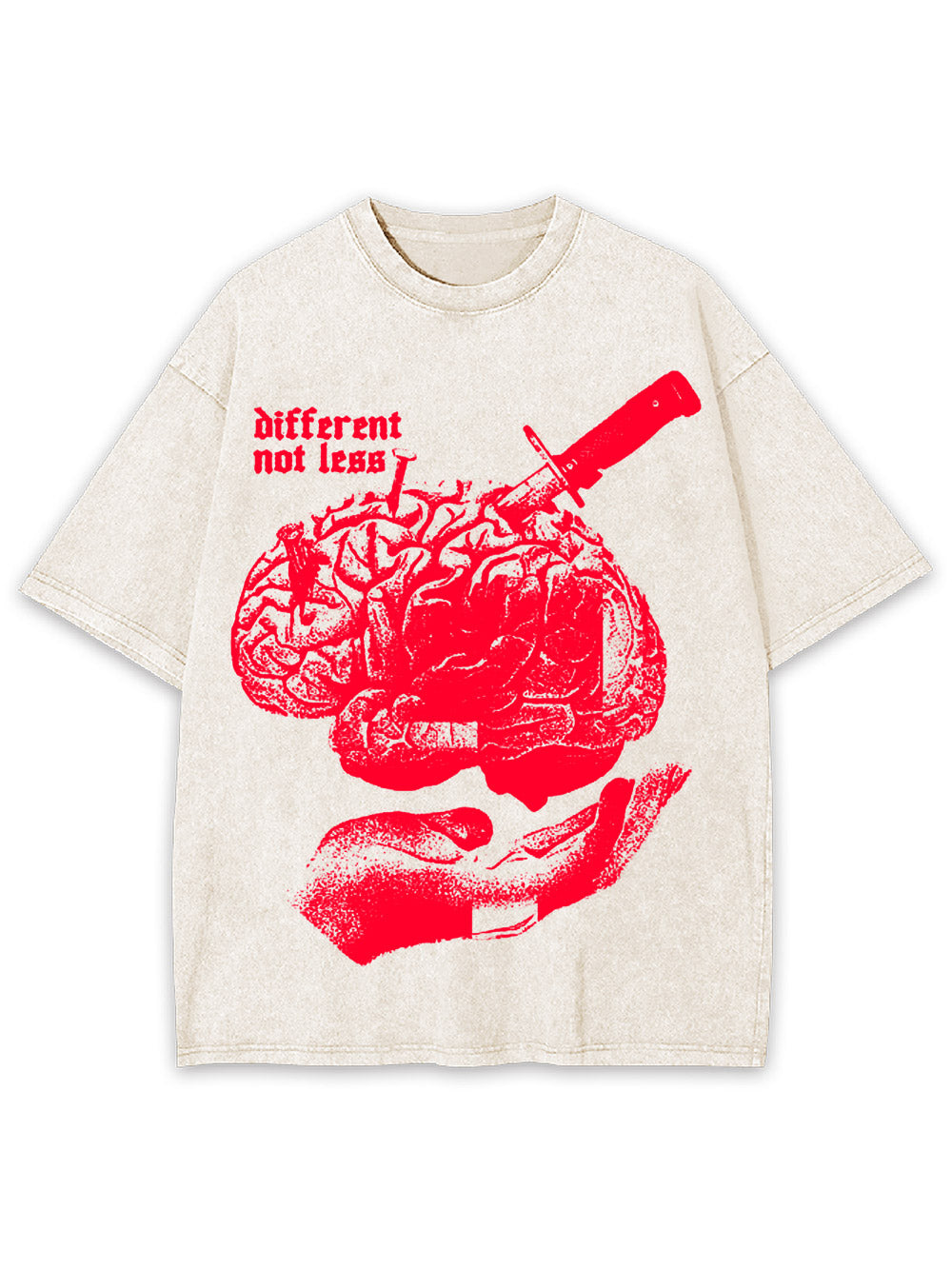 Different Not Less Washed Tshirt