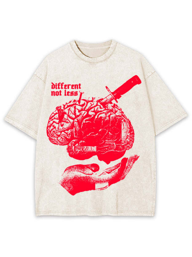 Different Not Less Washed Tshirt