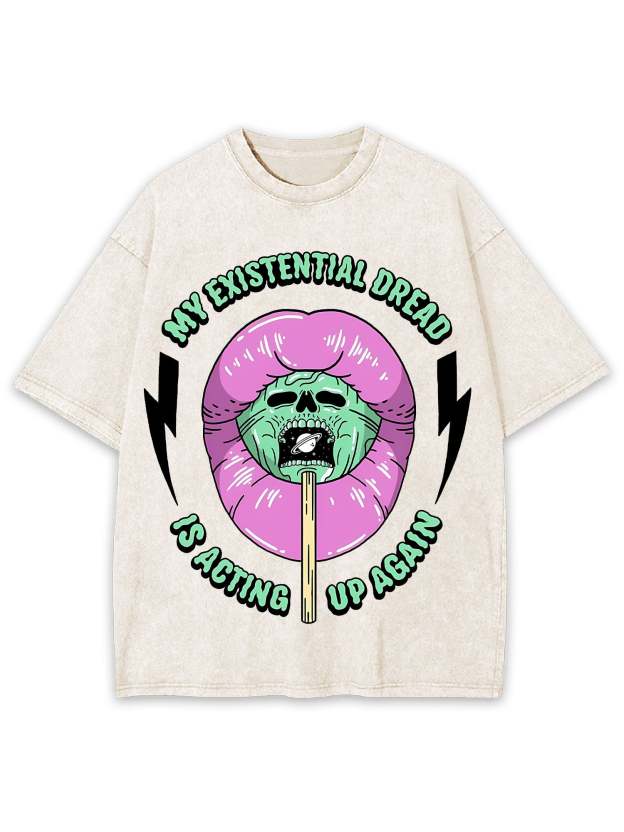 My Existential Dread Washed Tshirt
