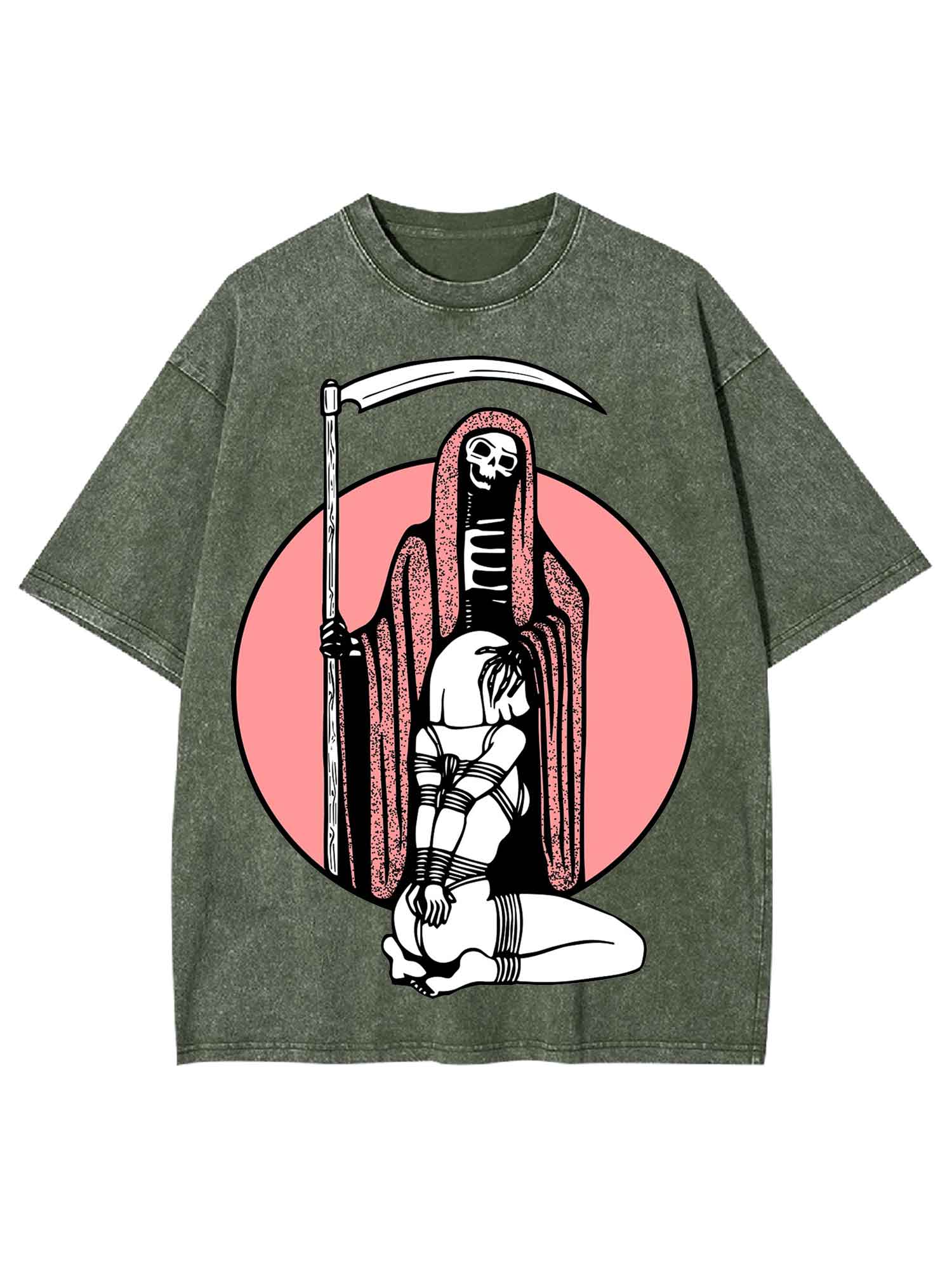 Death And Bound Washed Tshirt