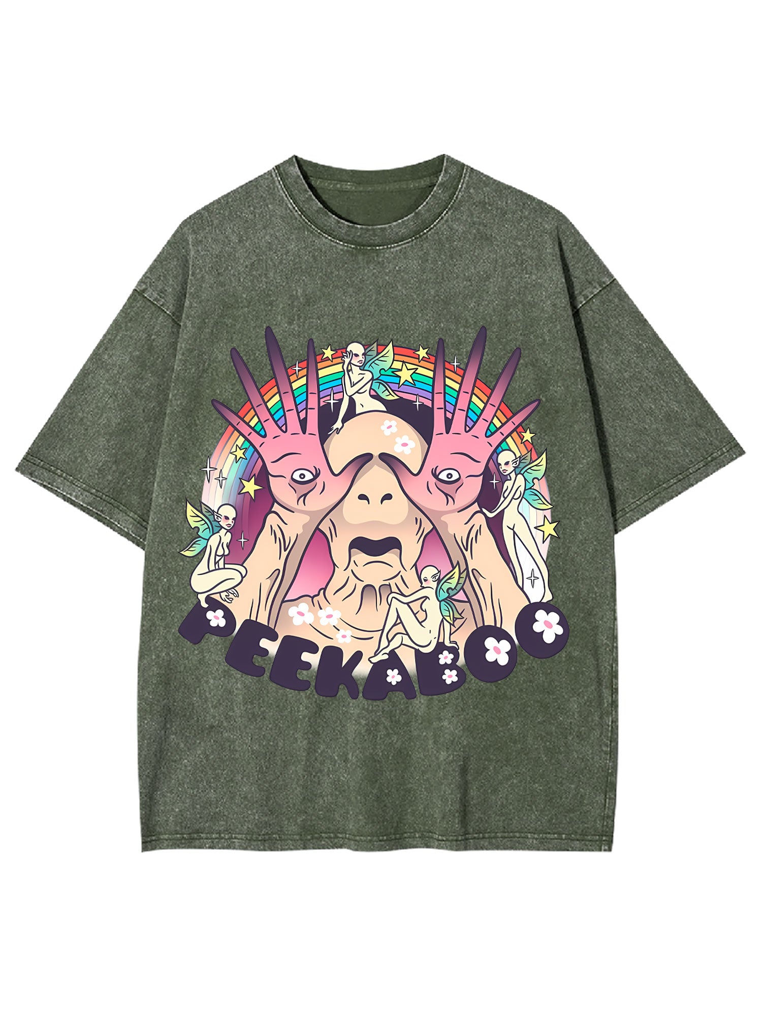 Peekaboo Washed Tshirt