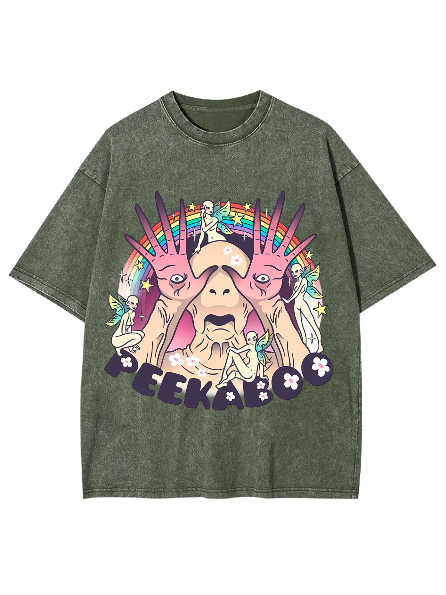 Peekaboo Washed Tshirt