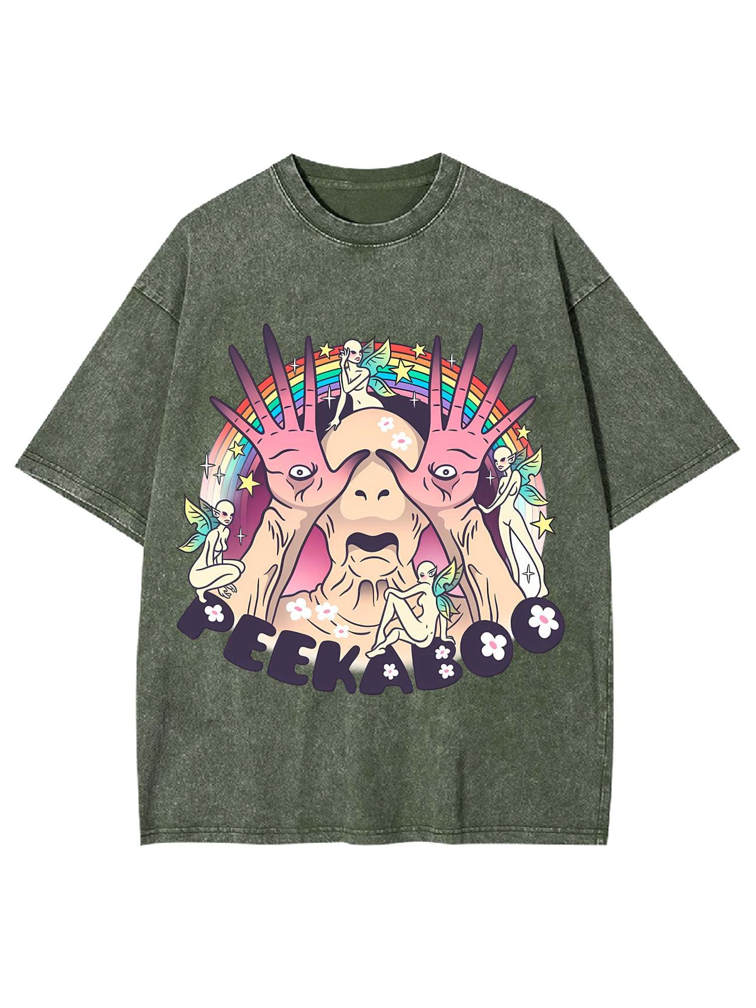 Peekaboo Washed Tshirt