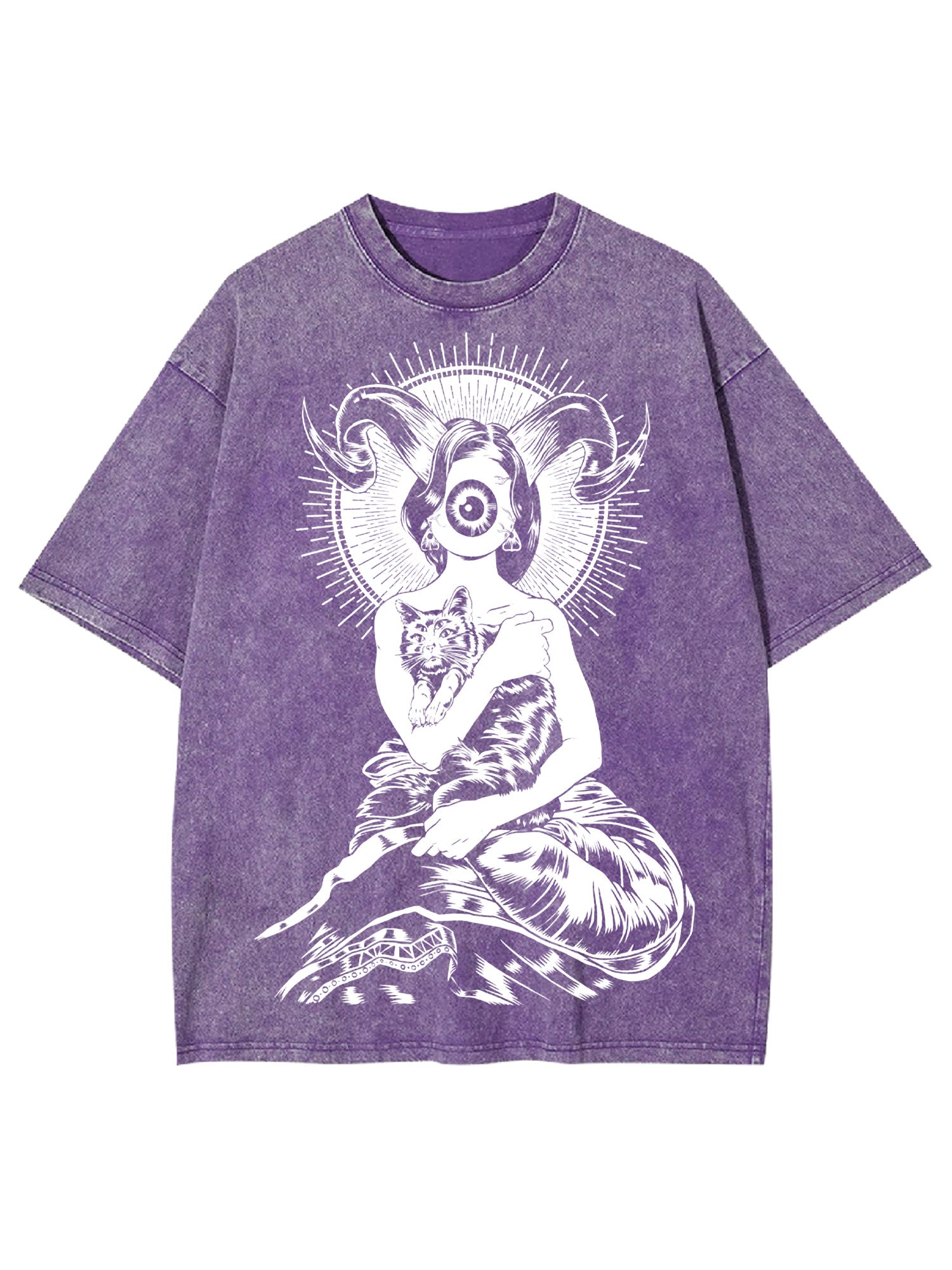 A One Eyed Woman Washed Tshirt