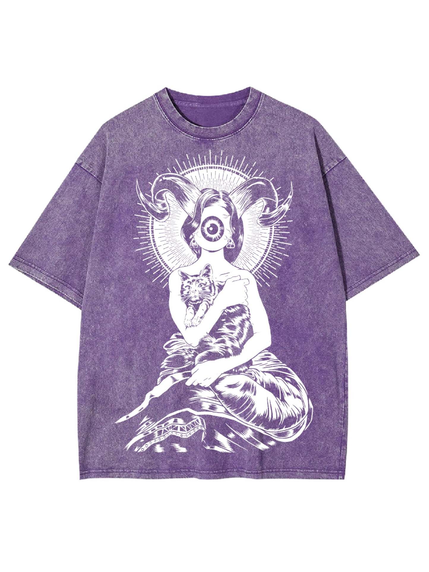 A One Eyed Woman Washed Tshirt