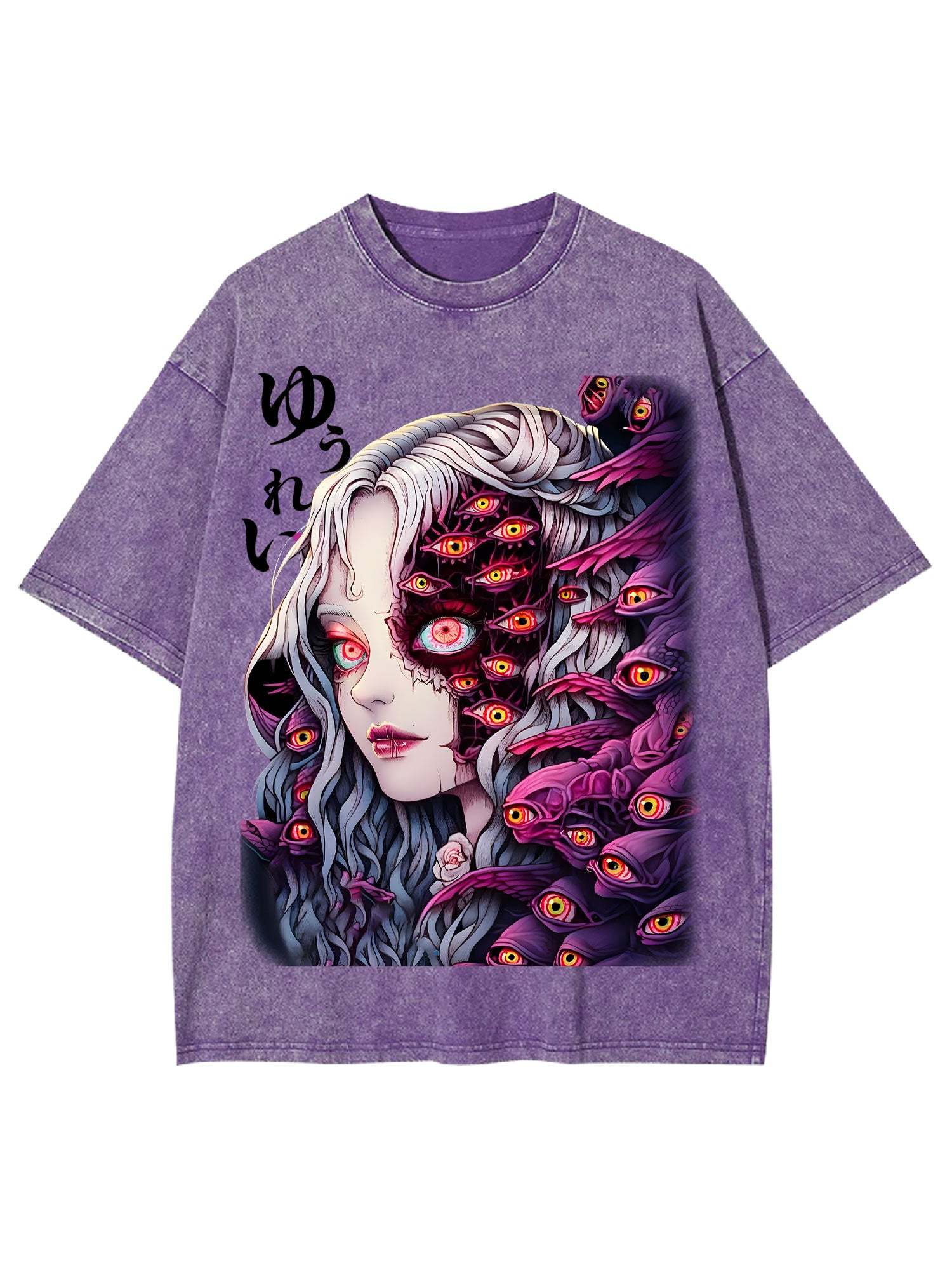 The Allure Of A Thousand Eyes Washed Tshirt-ClassyOutlaw Sale