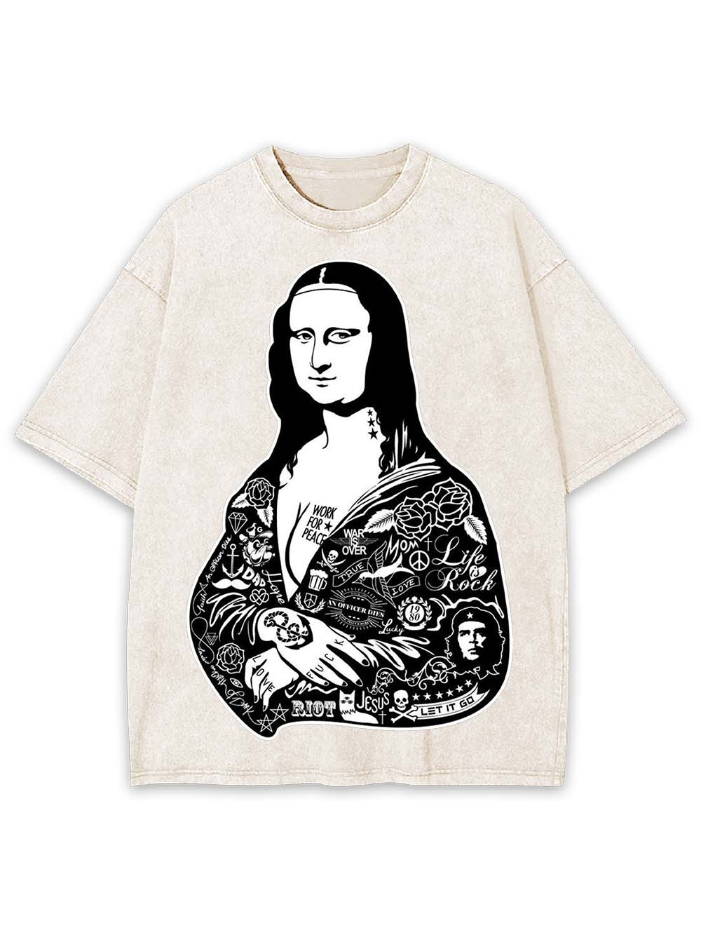 Peace and Faith Washed Tshirt