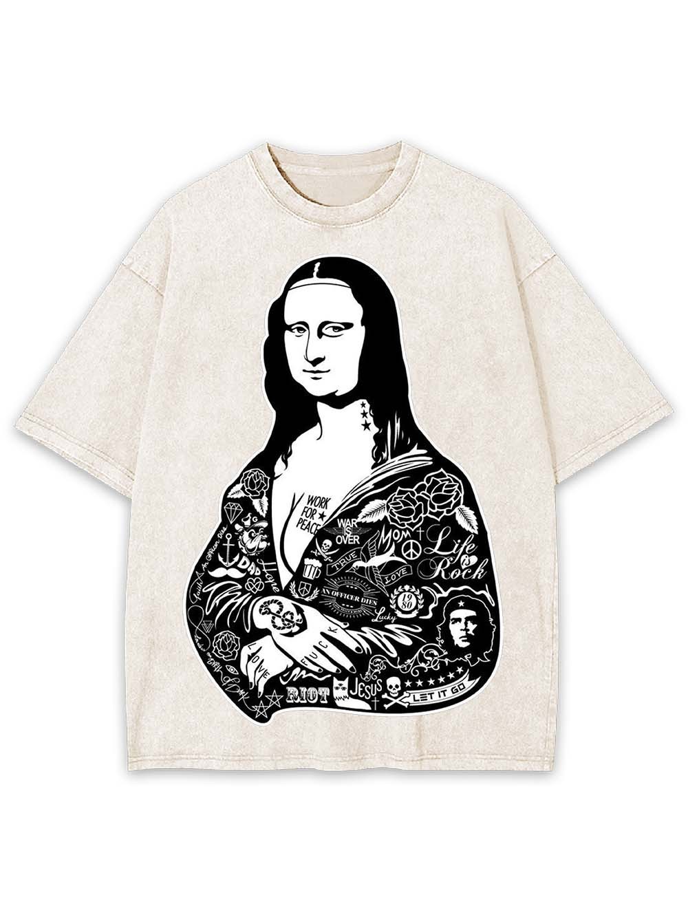 Peace and Faith Washed Tshirt