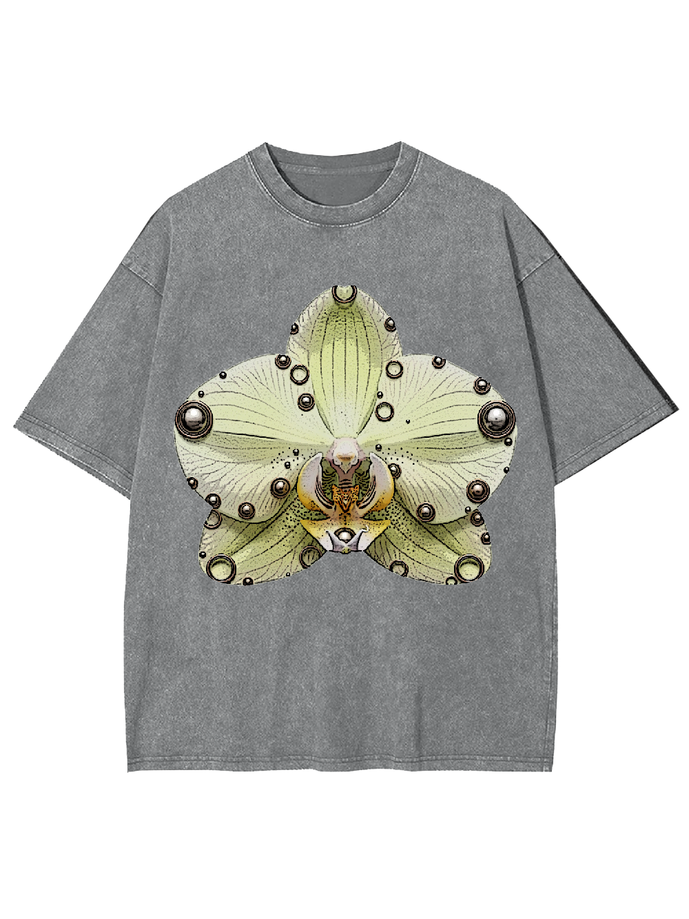 Riveted Orchid Washed Tshirt