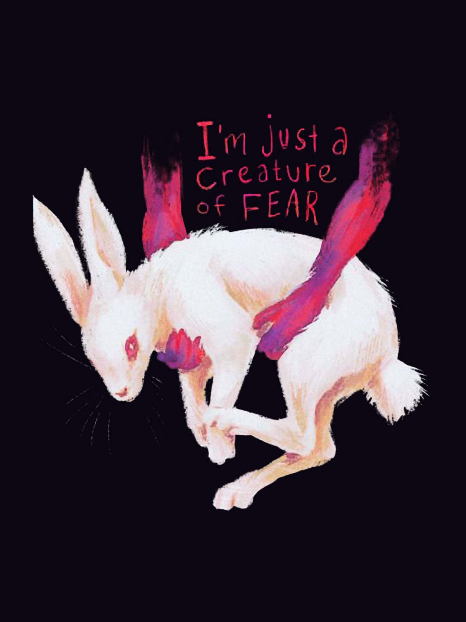 I'm Just A Creature Of Fear Washed Tshirt