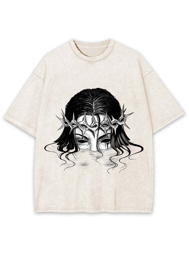 CROWN OF SILENT DESPAIR WASHED TSHIRT