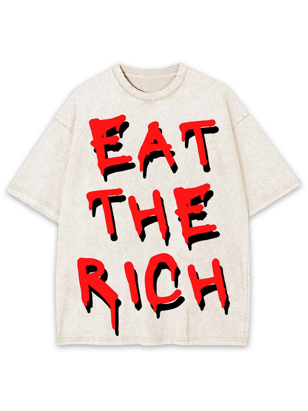 EAT THE RICH WASHED TSHIRT