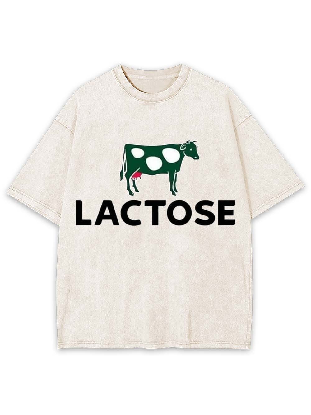 LACTOSE WASHED TSHIRT