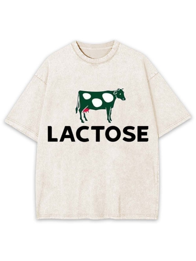 LACTOSE WASHED TSHIRT