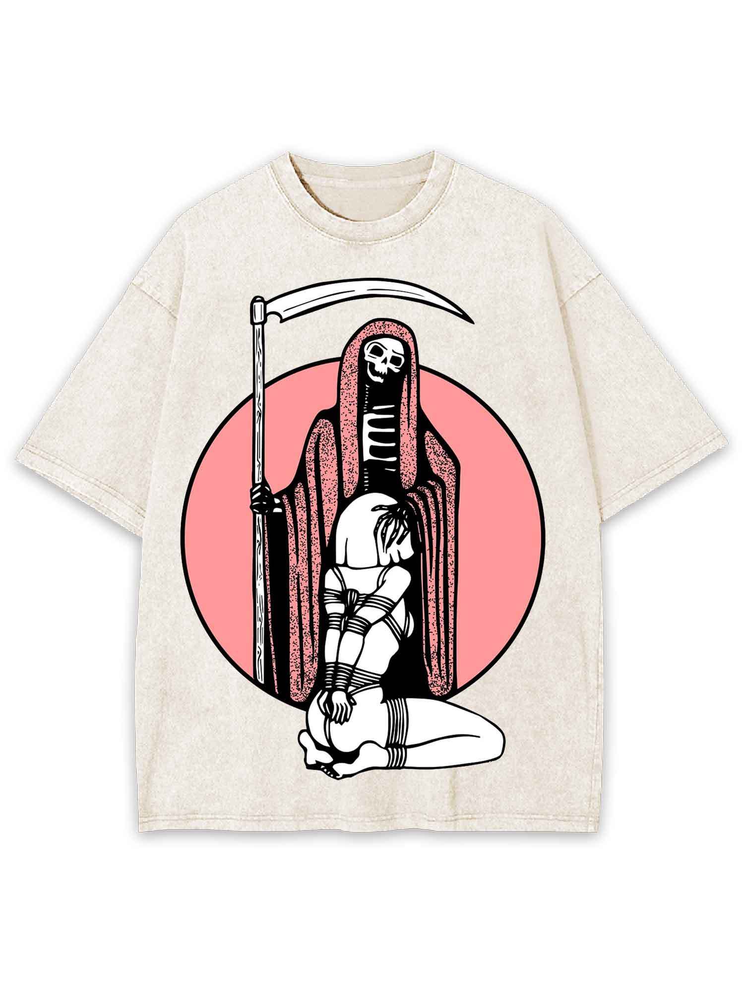 Death And Bound Washed Tshirt