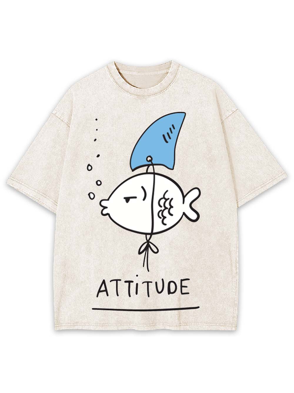 Attitude Washed Tshirt