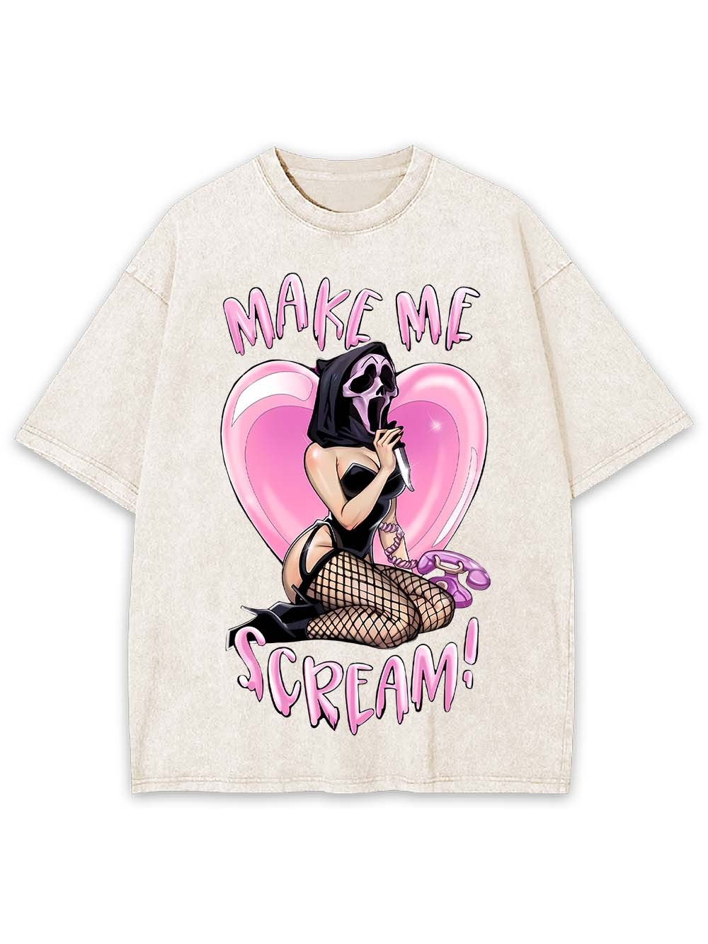 Make Me Scream! Washed Tshirt